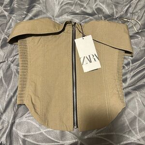 NWT Zara Corset Top
